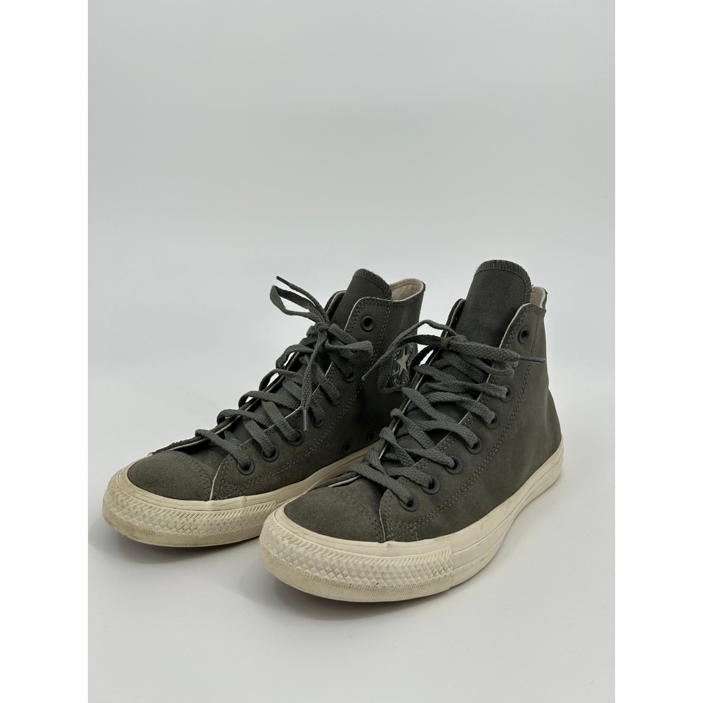 Converse Chuck Taylor All Star High Top Grey Suede Sneakers Womens 9
